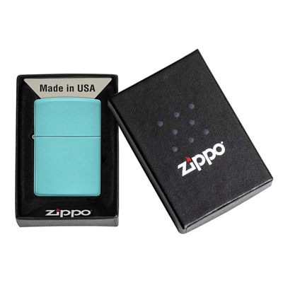 Зажигалка Zippo Classic Бирюзовый Глянцевый