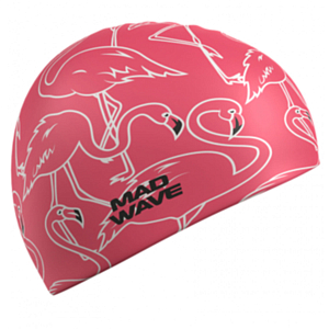 Шапочка для плавания MAD WAVE Flamingo Pink