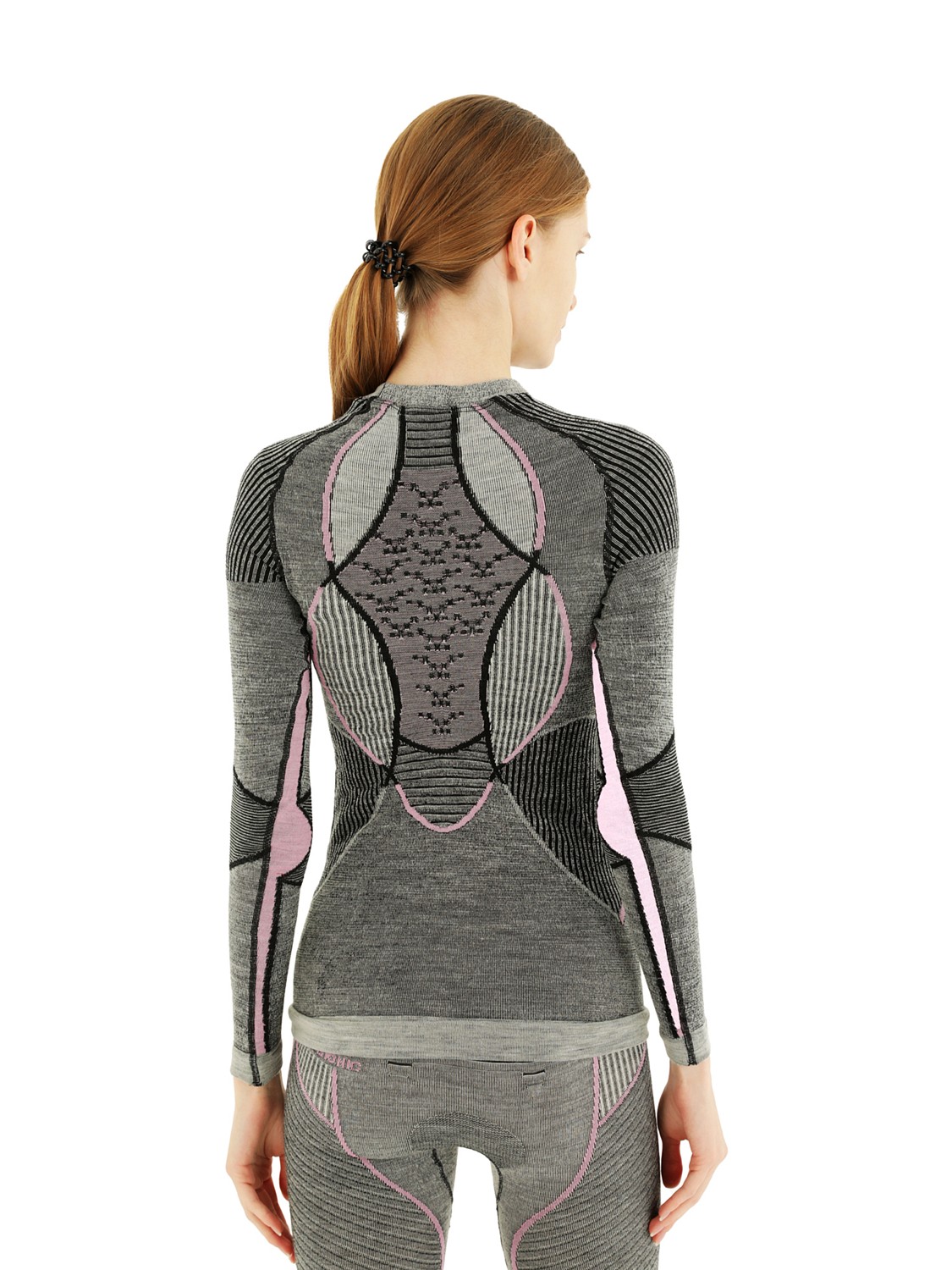 Термобельё верх X-Bionic Apani 4.0 Merino W Black/Grey/Magnolia