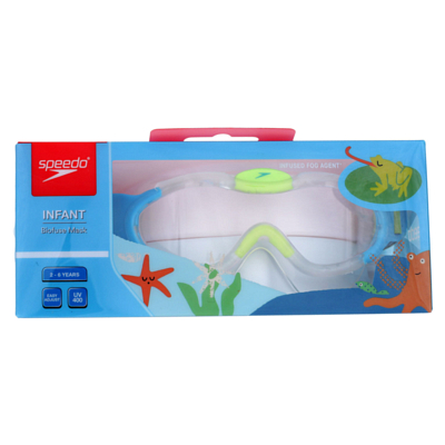 Полумаска для плавания Speedo Sea Squad Mask Ju Green/Blue