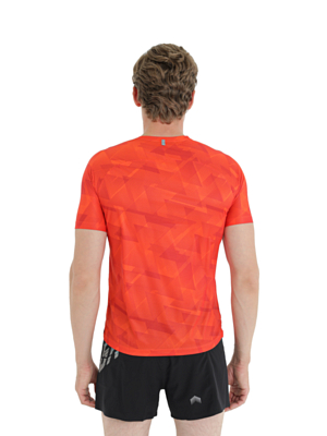 Футболка беговая Kailas Windbreak Functional Training Red Orange/Line