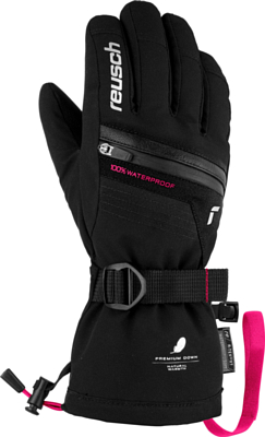 Перчатки детские REUSCH Lando R-TEX XT Junior Black/Pink Glo