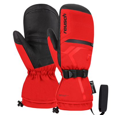 Варежки REUSCH Down Spirit GTX Black/Fire Red