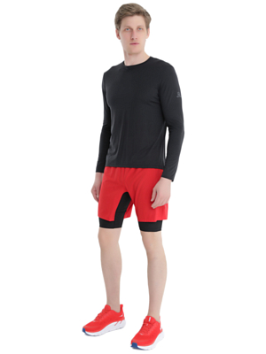 Шорты для бега 2 в 1 SALOMON Xa Twinskin Short M Goji Berry