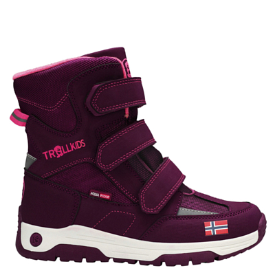 Ботинки детские Trollkids Kids Lofoten Winter Boots Redwood/Sweet Cherry