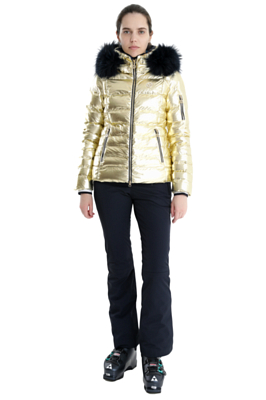 Куртка горнолыжная Sportalm Kyla Metallic m K+P Fur Gold