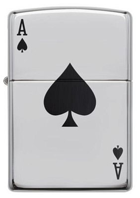 Зажигалка Zippo Сlassic High Polish Chrome серебристая