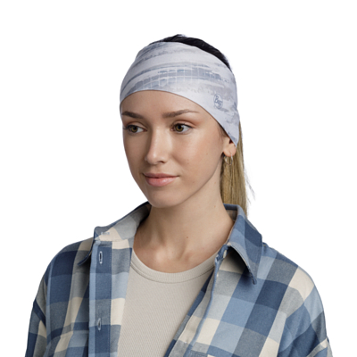 Повязка Buff Coolnet UV+ Wide Headband Frane Grey