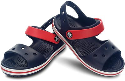 Сандалии Crocs Crocband Sandal Kids Navy/Red