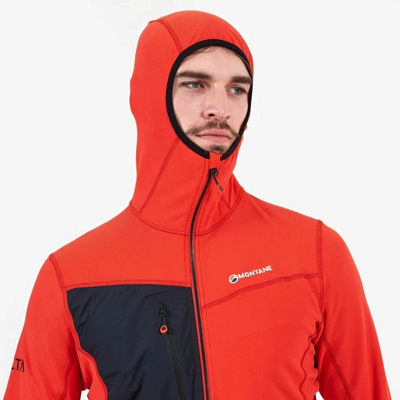 Толстовка для активного отдыха Montane Alpine Raid Hoodie Firefly Orange