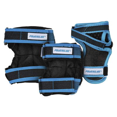 Защита для роликов (3 элемента) Powerslide Kids Pro Boys Set Black/Blue