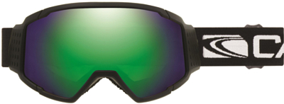 Очки горнолыжные Carve Hyper 6093 Hyper Matt Black, Orange lens, Green Iridium