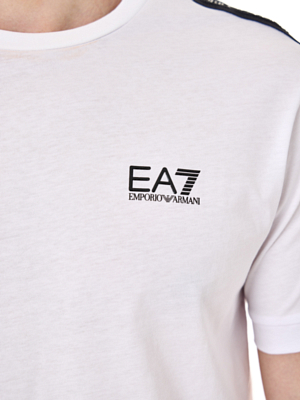 Футболка EA7 Emporio Armani Logo Series Tape White