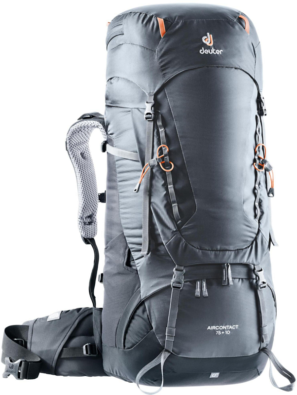 Deuter Aircontact 75 10 Graphite Black 36990