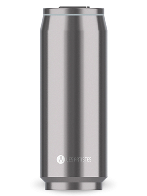 Термобанка Les Artistes Thermocan 500ml Metal argent bril/Silverstar