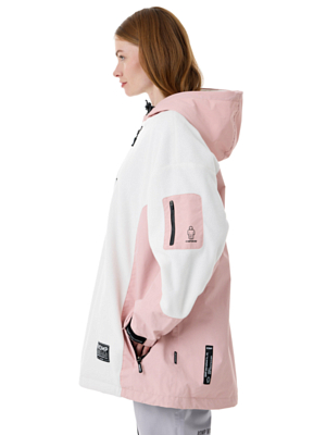 Куртка-анорак сноубордическая ROMP Fleece Anorak W Pink