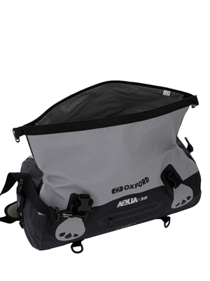 Мотосумка Oxford Aqua T-30 Roll Bag Grey/Black