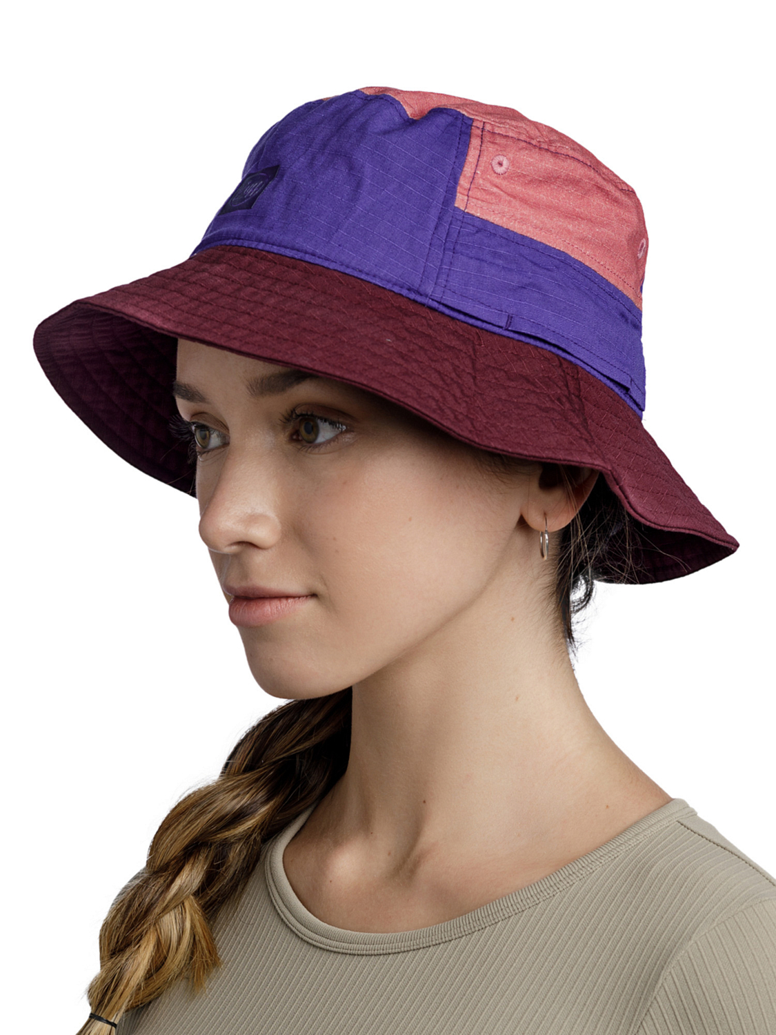 Панама Buff Sun Bucket Hak Purple