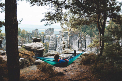 Гамак Amazonas Ultralight Adventure Hammock Ice-Blue