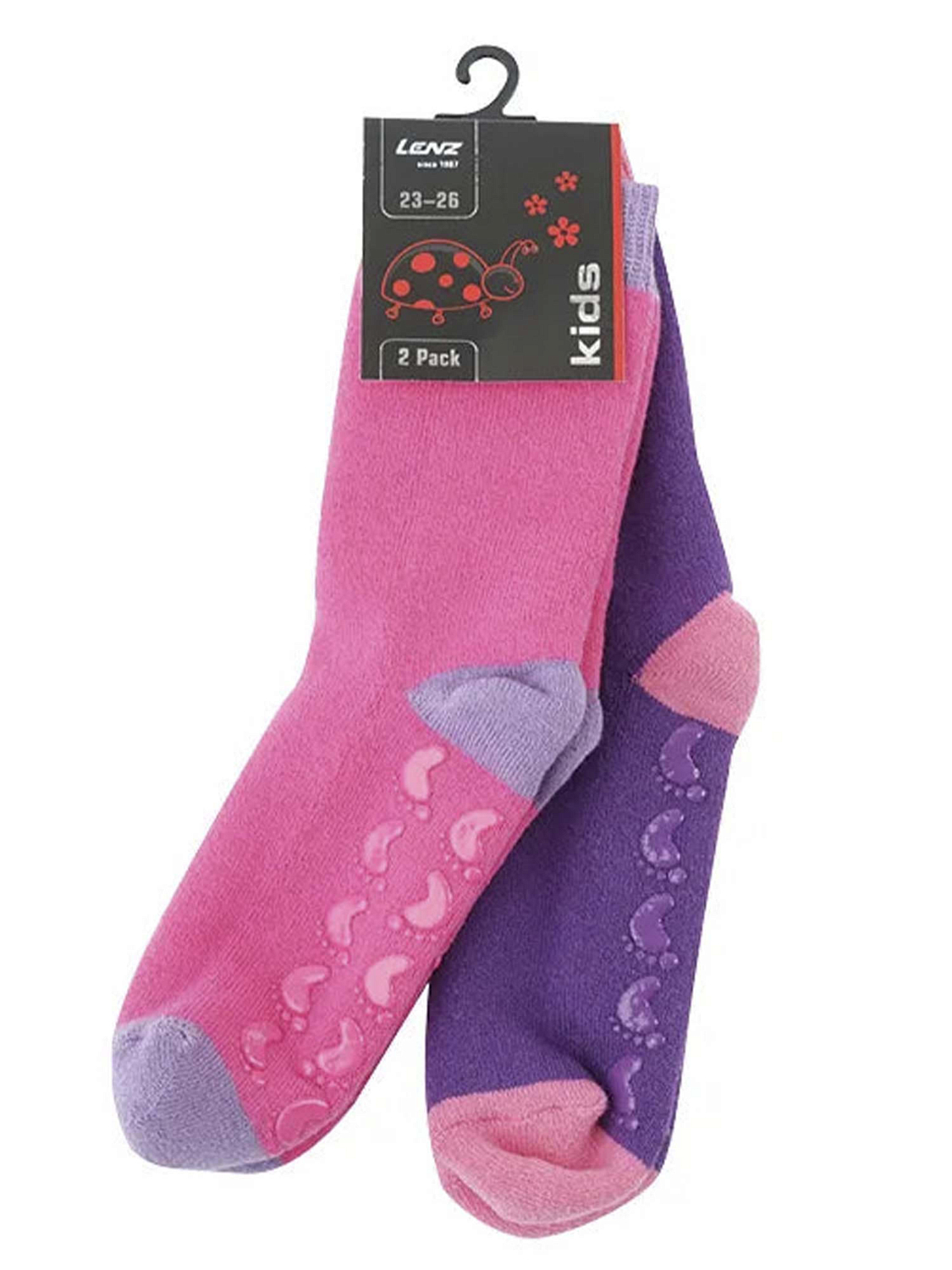 Носки LENZ Kids Rubber Print Purple/Pink