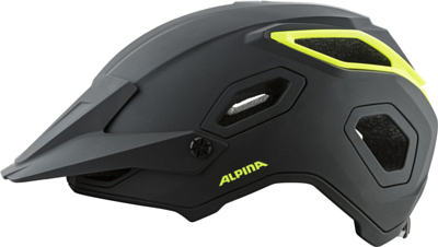 Велошлем ALPINA Comox Black-Neon Yellow Matt