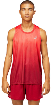 Майка беговая Asics Kasane Singlet Electric Red/Burgundy