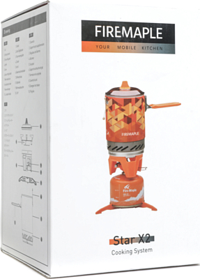 Горелка с кастрюлей (комплект) FireMaple Star X2 Orange
