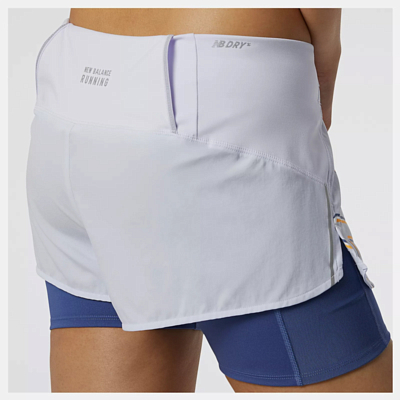 Шорты для бега 2 в 1 New Balance Printed Impact Run 2in1 Short Libra