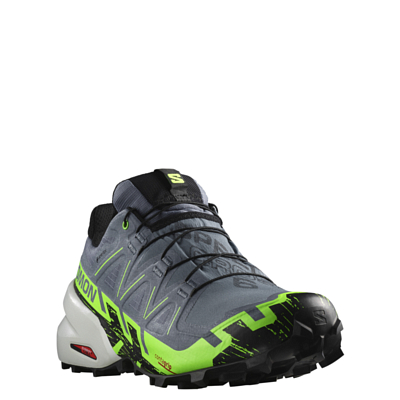 Кроссовки SALOMON Speedcross 6 GTX Flint Stone/Green Gecko/Black