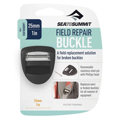 Пряжка Sea To Summit Field Repair Buckle 25mm Ladderlock 1 pin Black