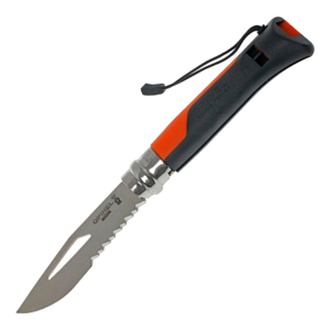 Нож Opinel Outdoor №08 VRI Клинок 8,5 см.+свисток Оранжевый