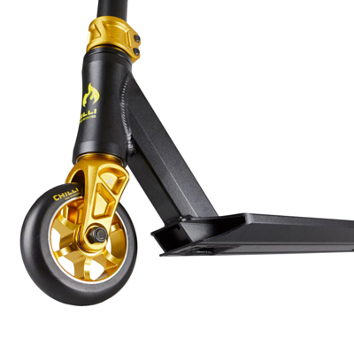 Самокат трюковой Chilli Pro Scooter 3000 Black/Gold