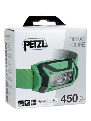 Фонарь налобный PETZL Tikka Core Green