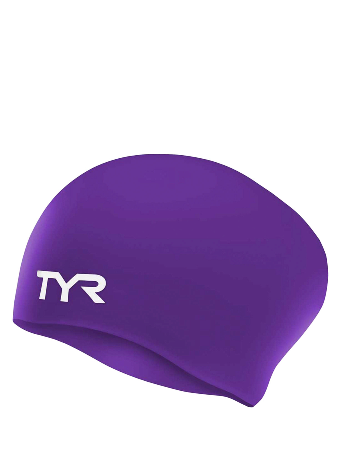 Шапочка для плавания TYR Long Hair Wrinkle-Free Silicone Cap Фиолетовый