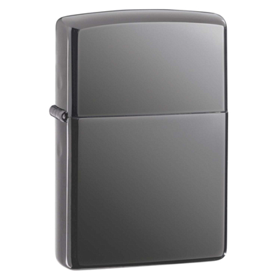 Зажигалка Zippo Classic Black Ice Чёрный Глянцевый