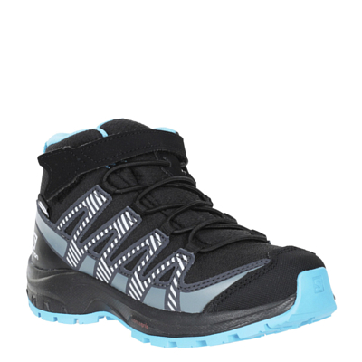 Ботинки детские SALOMON Xa Pro V8 Mid Cswp K Black/Monum