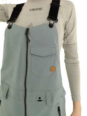 Полукомбинезон сноубордический Volcom Swift Bib Overall Green Ash