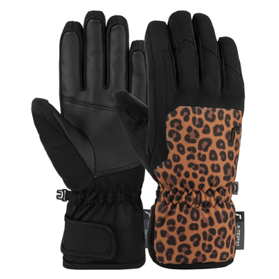 Перчатки REUSCH Keira R-Tex Xt Black/Brown Leopard