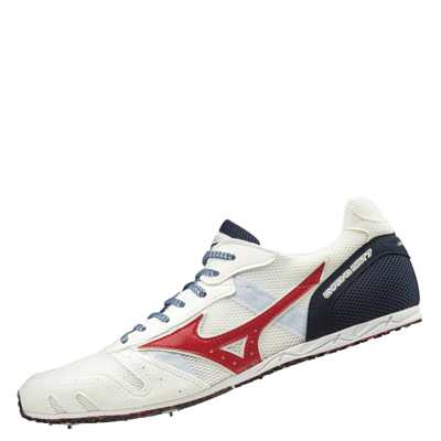 Шиповки Mizuno Chrono Dist 7 White/Red/Navy