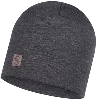 Шапка Buff Merino Heavyweight Hat Solid Grey