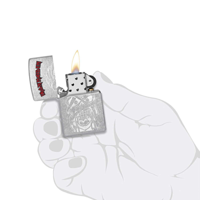 Зажигалка Zippo Iron Maiden Серебристый