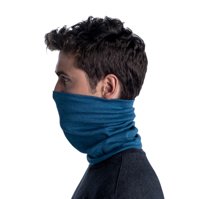 Бандана Buff Merino Heavyweight Solid Dusty Blue