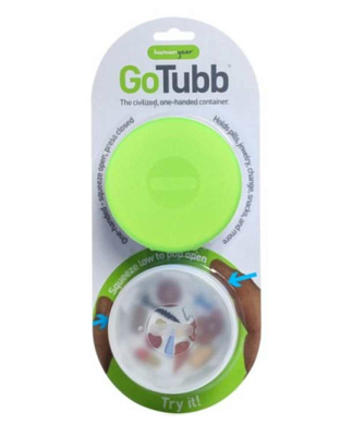 Набор контейнеров Humangear GoTubb 2 шт. L 170 мл Clear/Green