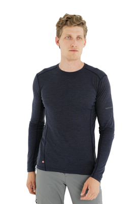 Футболка с длинным рукавом для активного отдыха Montane Primino 140 Long Sleeve T-Shirt Antarctic Blue