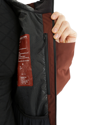 Куртка сноубордическая Jones Mountain Surf Parka Vulcan Red