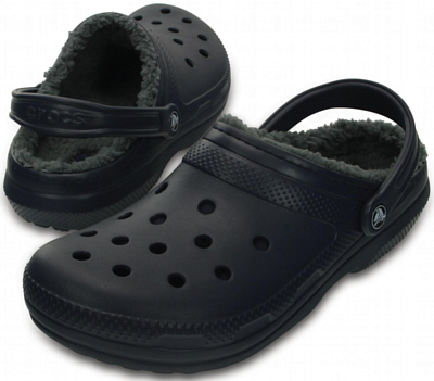 Сандалии Crocs Classic Lined Clog Navy/Charcoal