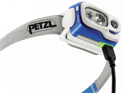 Фонарь налобный PETZL Swift Rl Синий