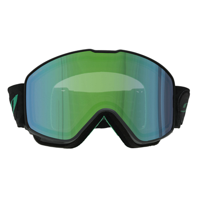 Маска горнолыжная OTG Julbo Cyrius Black/Green-Reactiv 1-3 High Contrast Flash Green