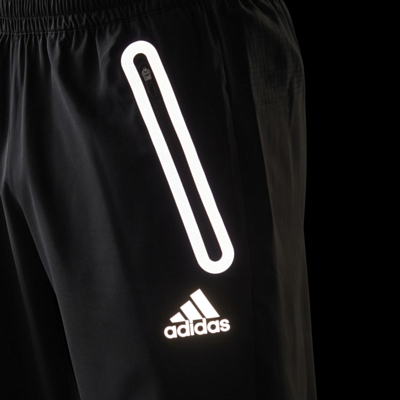 Брюки беговые Adidas Reflective Black