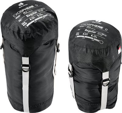 Спальник Deuter Exosphere 0° правый Black/Fire